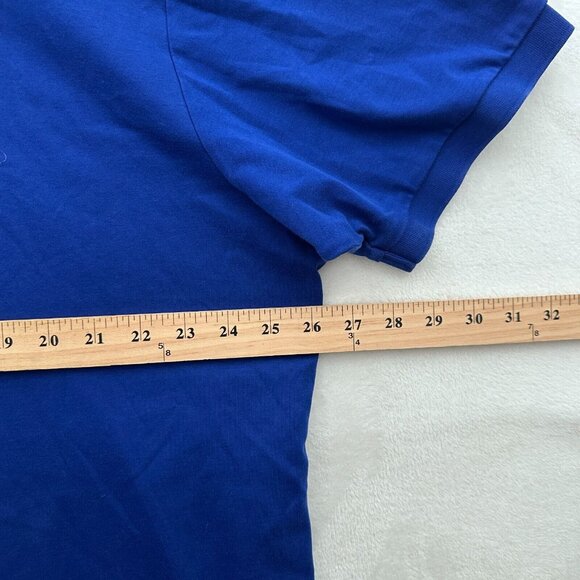 Polo Ralph Lauren Polo Shirt Mens 2XB Big Blue Flesh Pony Preppy Casual - Picture 6 of 8